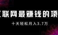 （12396期）互联网最赚钱的项目没有之一，轻松月入7万+，团队最新项目