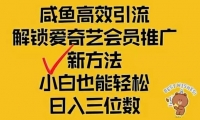 （12464期）闲鱼新赛道变现项目，单号日入2000+最新玩法